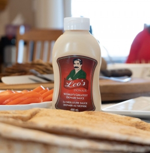 donair sauce and pita bread