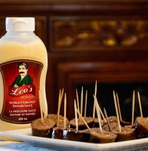 donair sauce and sausages